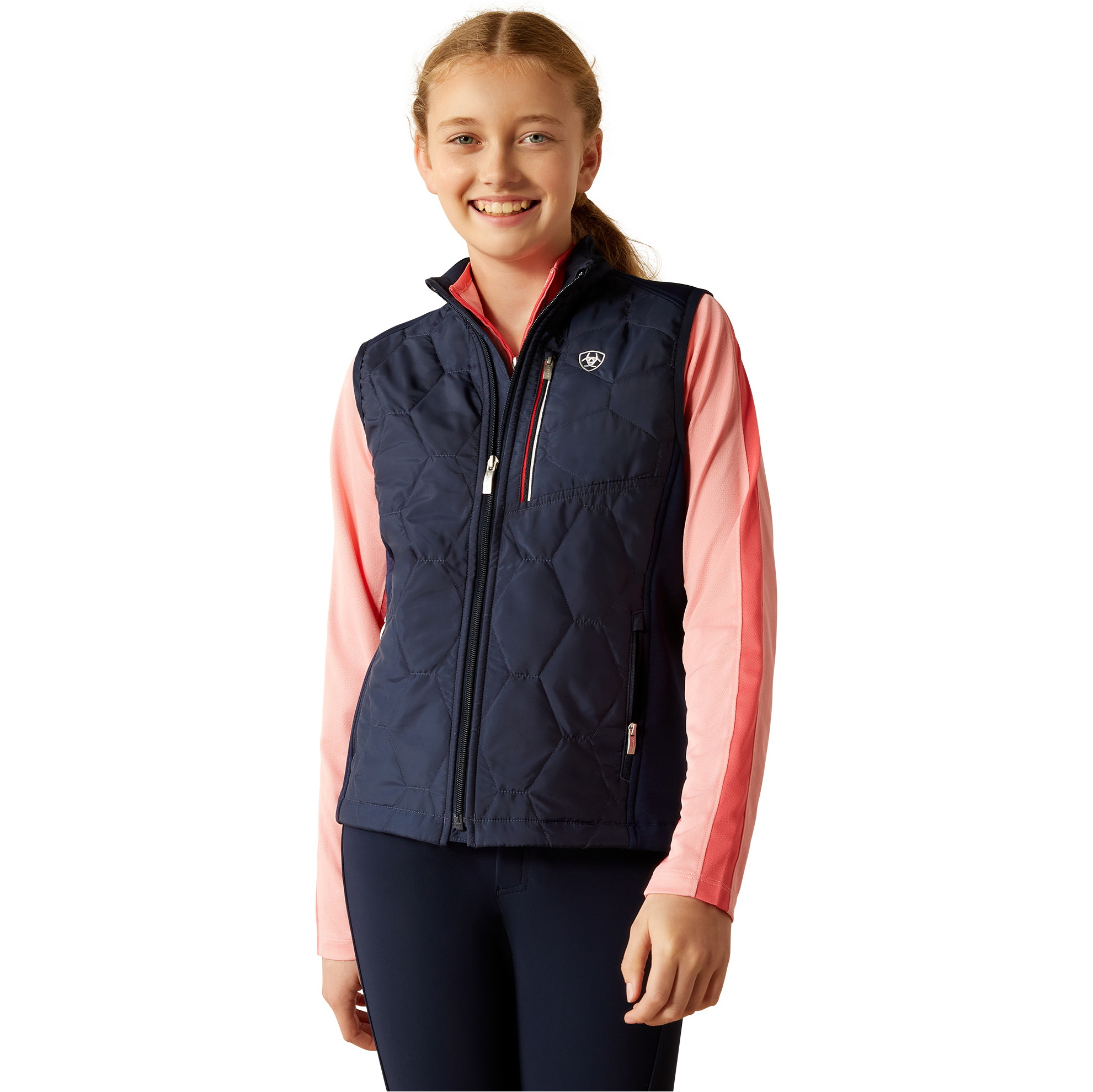 2025 Ariat  Junior Fusion Insulated Vest 10055171 - Navyt